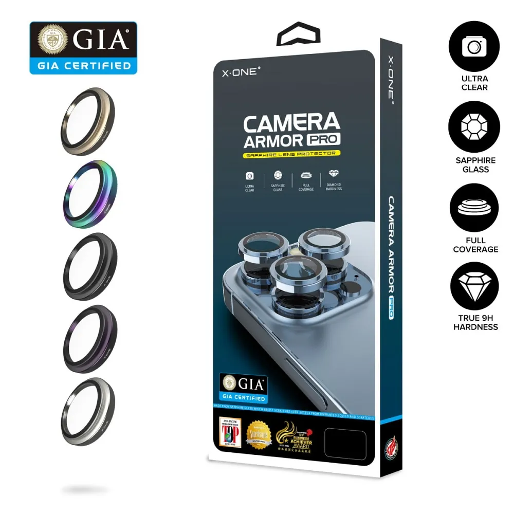 X-ONE Sapphire Camera Armor Pro - for iPhone 15 Pro/15 Pro Max - Image 2