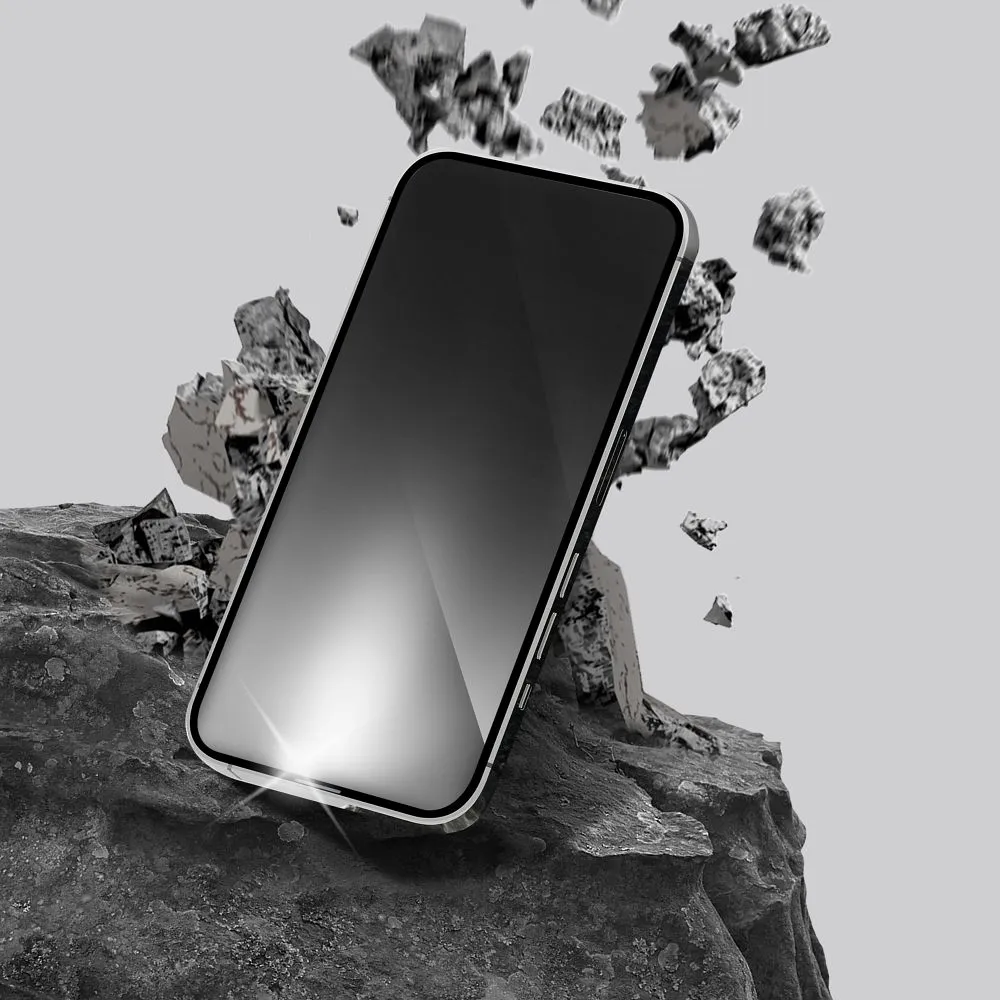 Forcell Ultra Clear Glass – iPhone 13-hoz, fekete - Image 12
