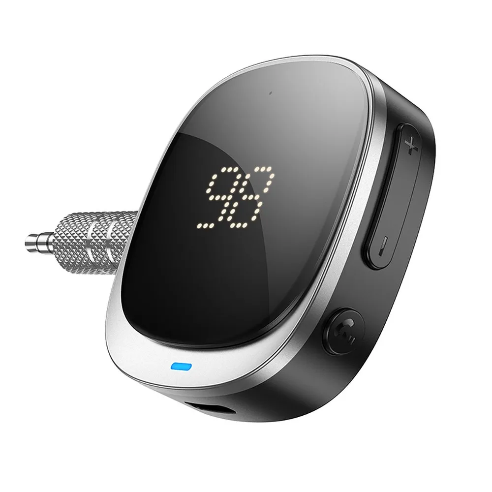 HOCO adapter AUX Jack 3,5 mm BLUETOOTH with display E80 black - Image 12