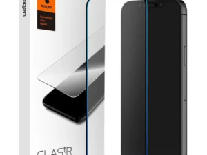 Szkło Hartowane SPIGEN GLASS FC for IPHONE 12 / 12 PRO black