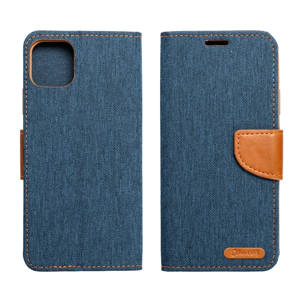 CANVAS Book case for SAMSUNG S10 Plus navy blue - Image 5