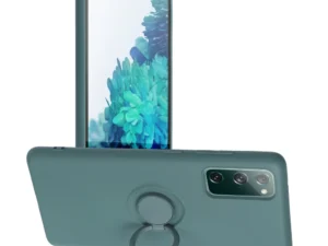 SILICONE RING case for SAMSUNG S20 FE / S20 FE 5G green