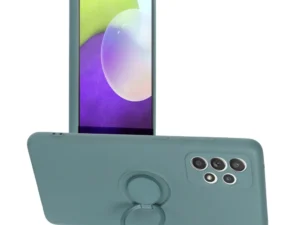 SILICONE RING case for SAMSUNG A52 5G / A52 LTE ( 4G ) / A52S green