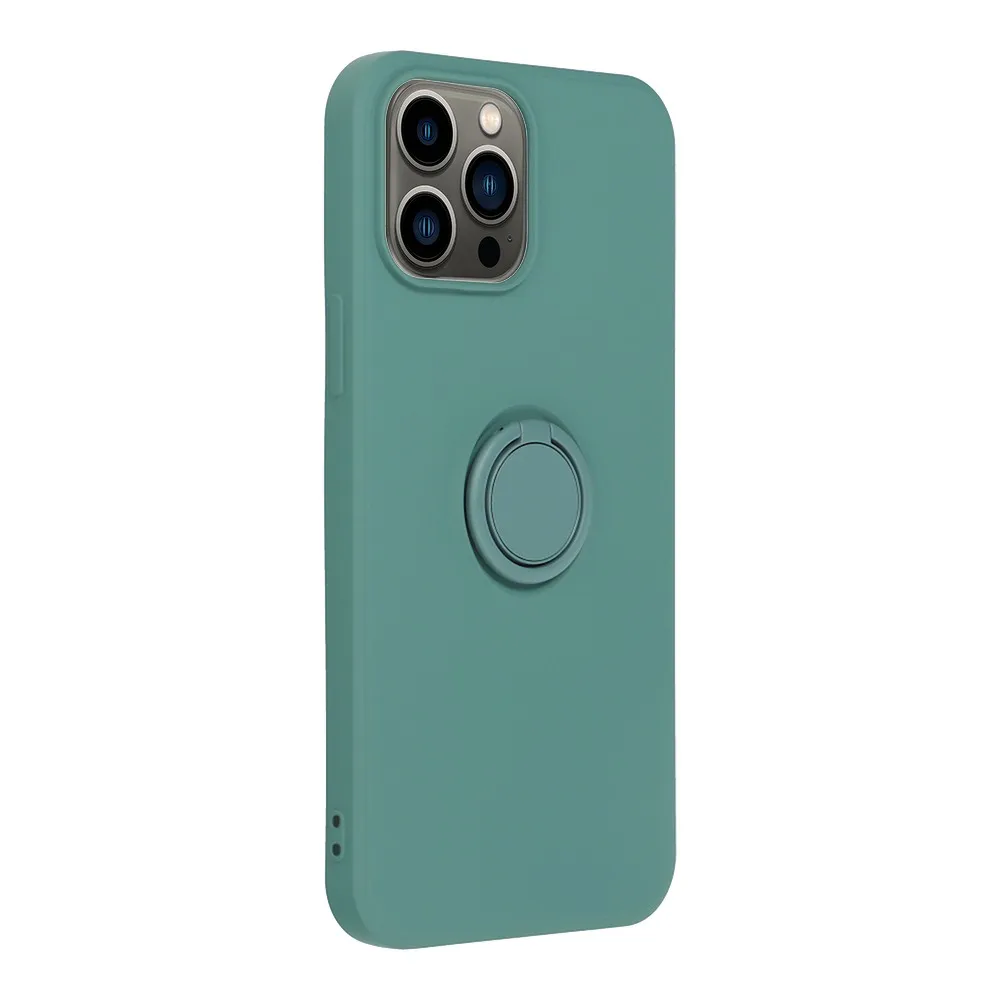 SILICONE RING case for IPHONE 13 Pro Max green - Image 5