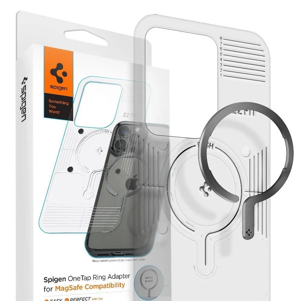 SPIGEN Onetap Magnetic for MAGSAFE Ring Adapter matte black - Image 8