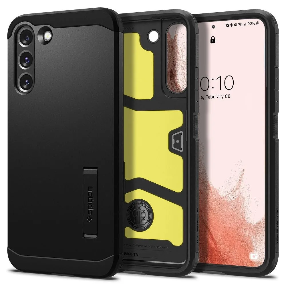SPIGEN Tough Armor case for SAMSUNG S22 black