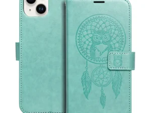 MEZZO Book case for IPHONE 14 Plus dreamcatcher green