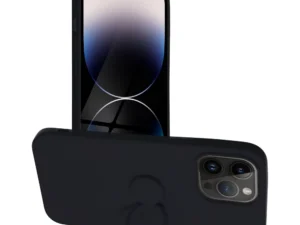 SILICONE RING case for IPHONE 14 Pro Max black