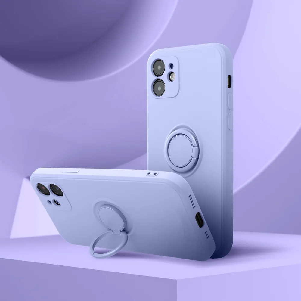 SILICONE RING case for IPHONE 14 violet - Image 7