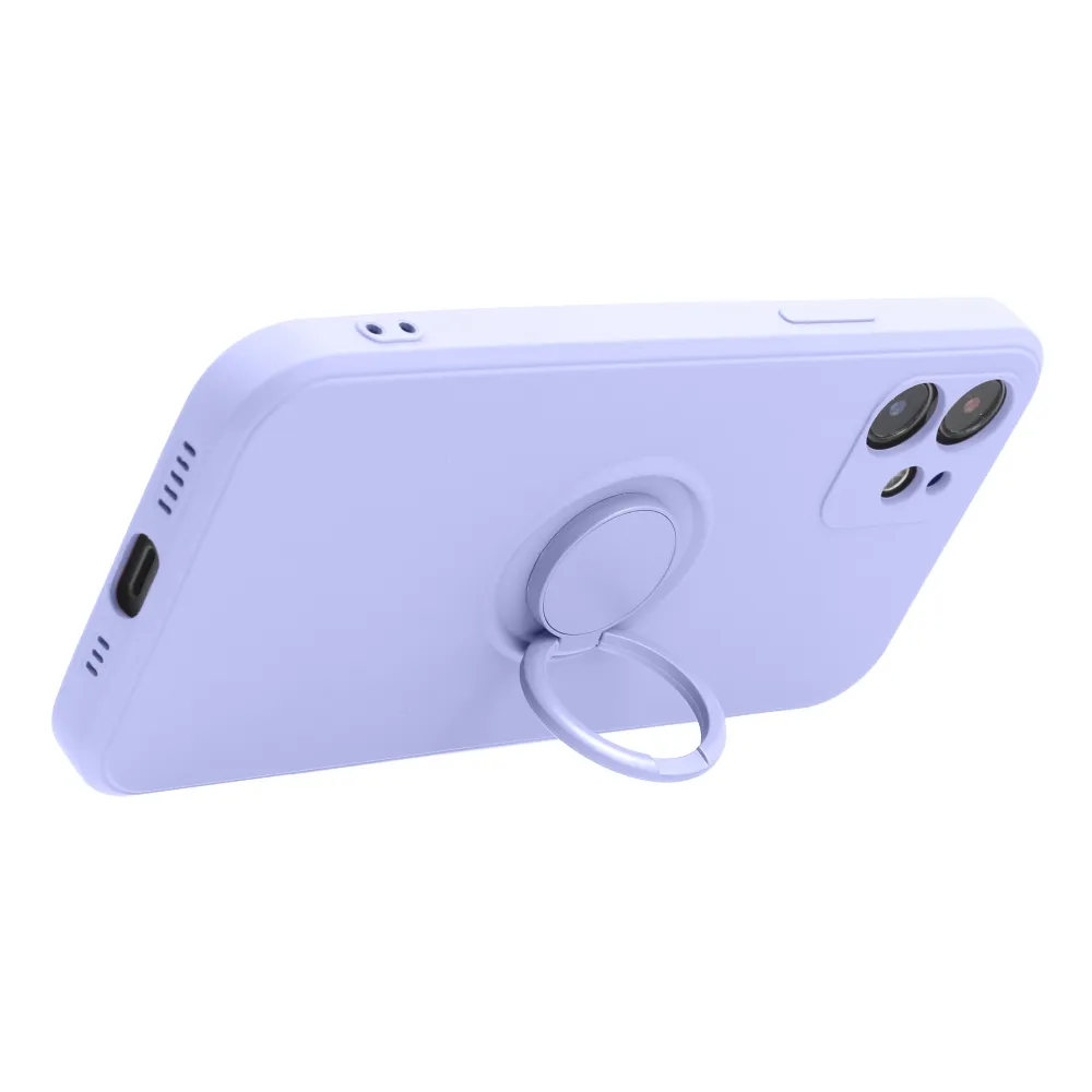 SILICONE RING case for IPHONE 14 violet - Image 5
