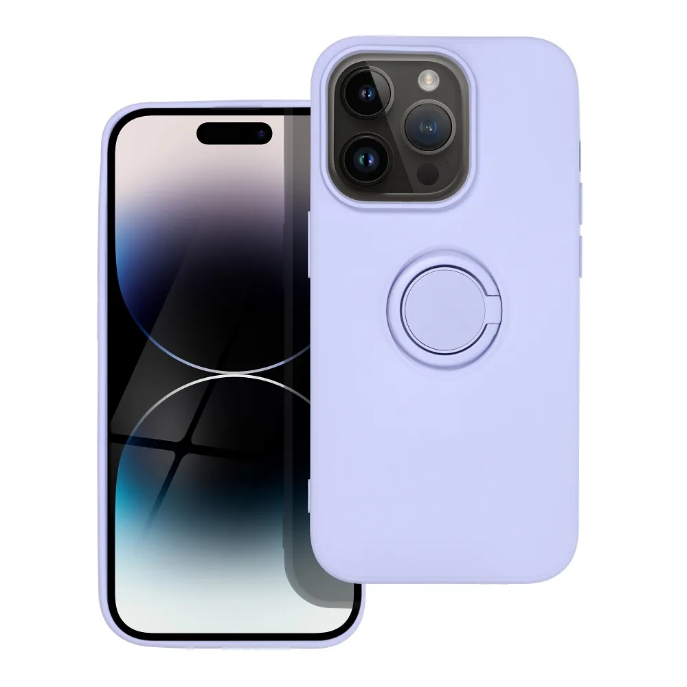 SILICONE RING case for IPHONE 14 Pro violet - Image 2