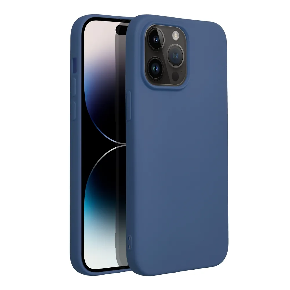 SILICONE case for IPHONE 14 Pro Max blue - Image 2