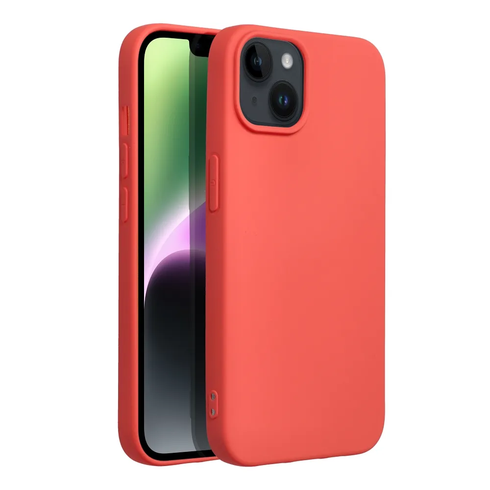 SILICONE case for IPHONE 14 peach - Image 2