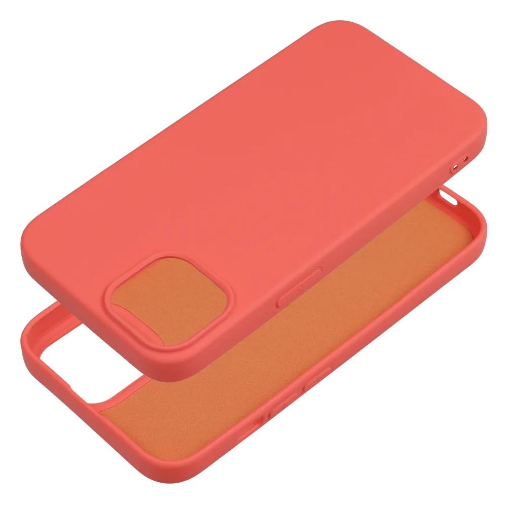 SILICONE case for IPHONE 14 peach - Image 3