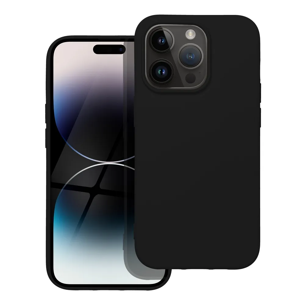 SILICONE case for IPHONE 14 Pro black - Image 2
