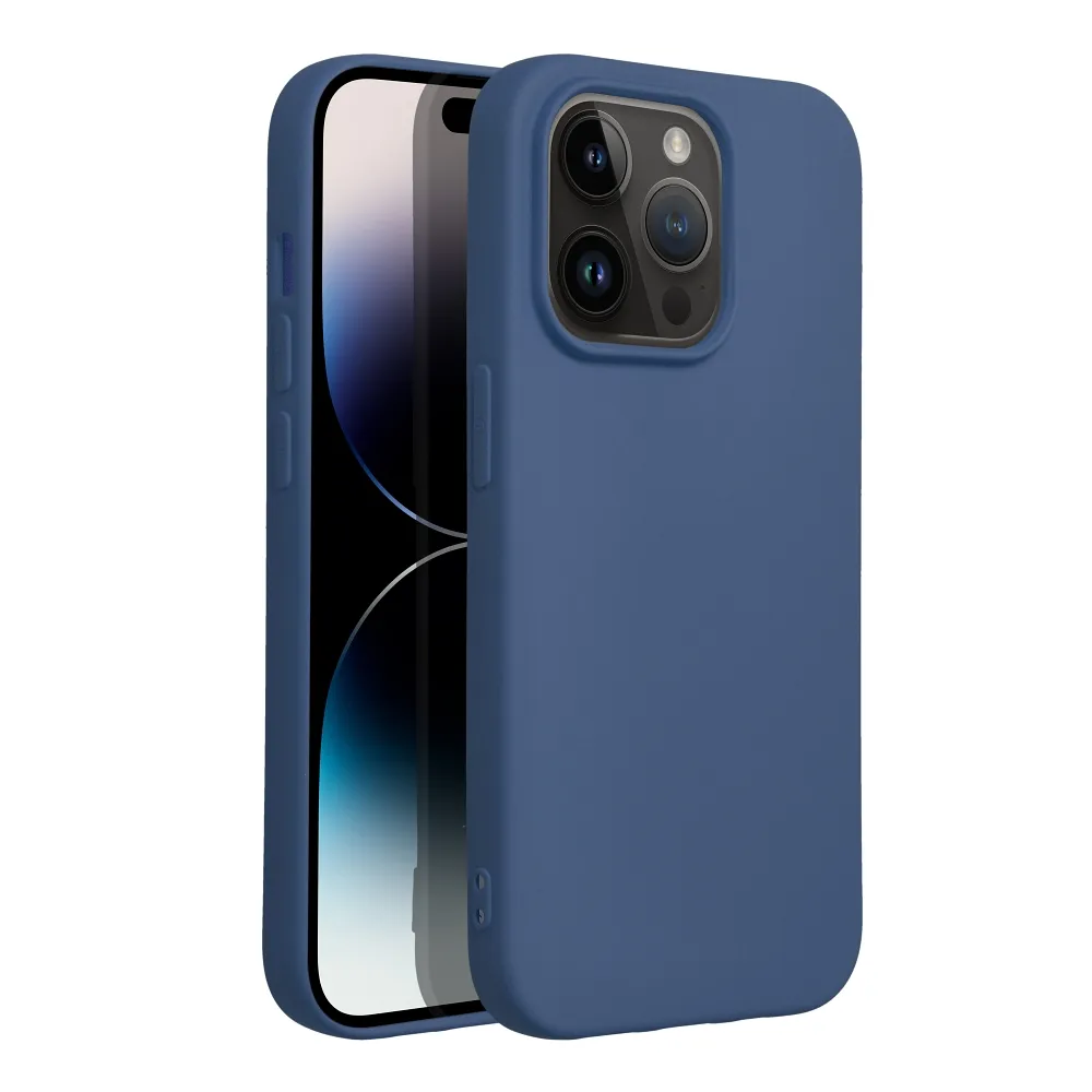 SILICONE case for IPHONE 14 Pro blue - Image 2