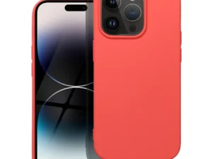 SILICONE case for IPHONE 14 Pro peach