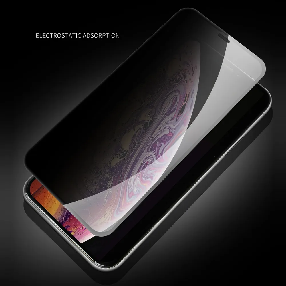 X-ONE Full Cover Extra Strong Privacy - for iPhone 14 Pro Max (full glue) tempered glass 9H - Image 3