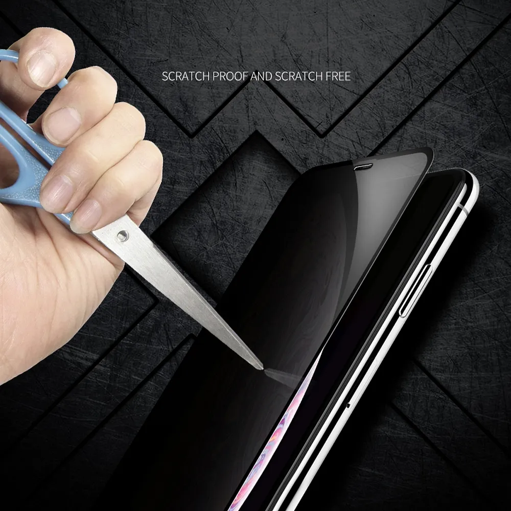 X-ONE Full Cover Extra Strong Privacy - for iPhone 14 Pro Max (full glue) tempered glass 9H - Image 4