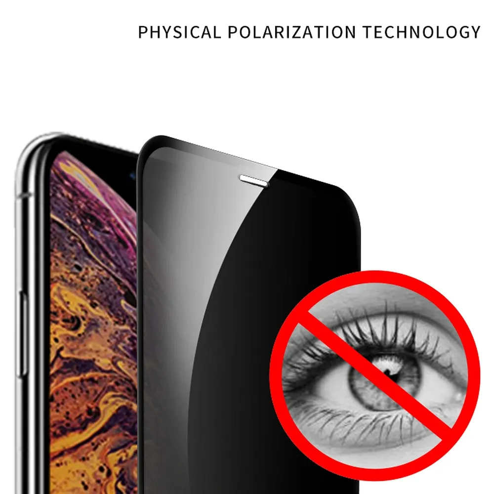 X-ONE Full Cover Extra Strong Privacy - for iPhone 14 Pro Max (full glue) tempered glass 9H - Image 5