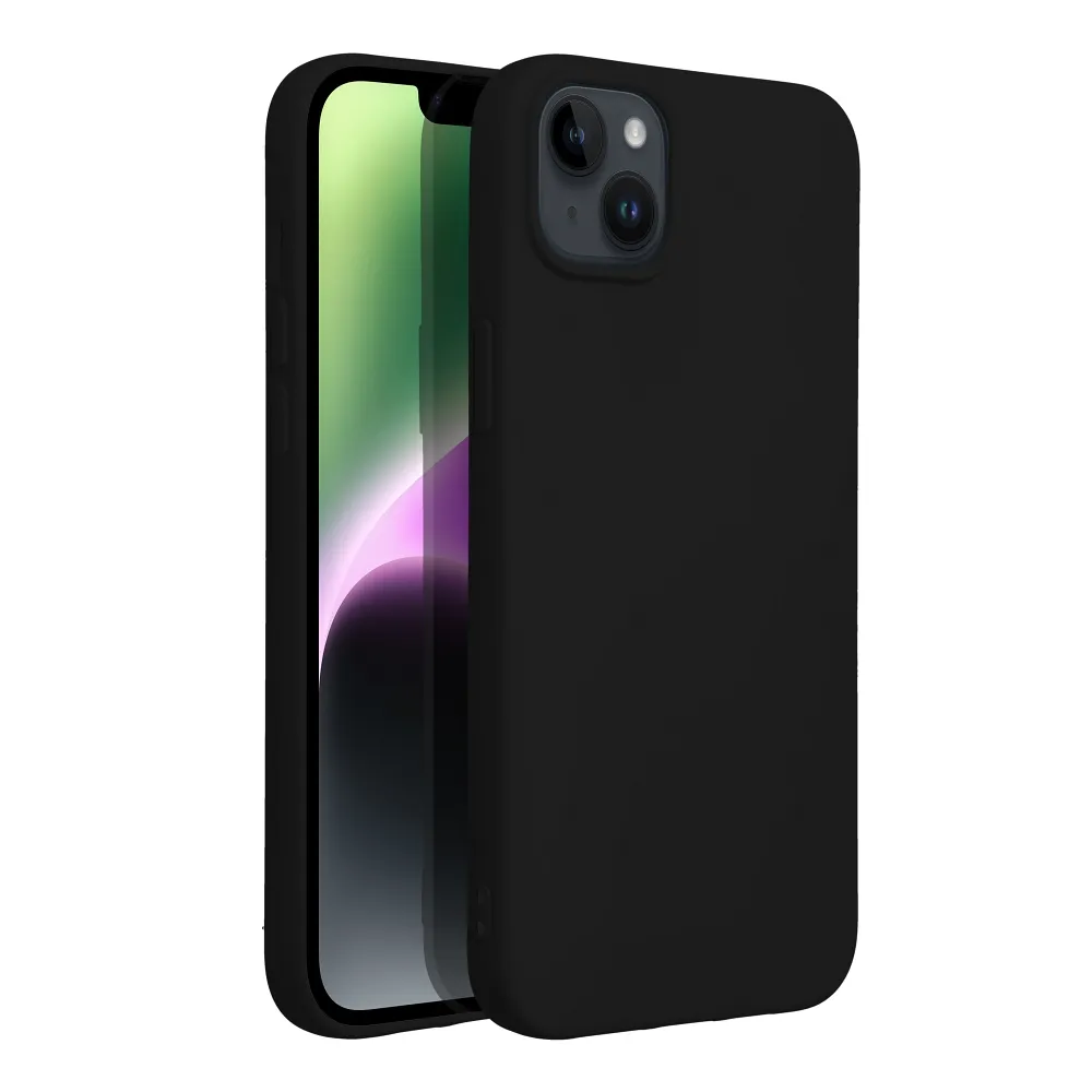 SILICONE case for IPHONE 14 Plus black - Image 2