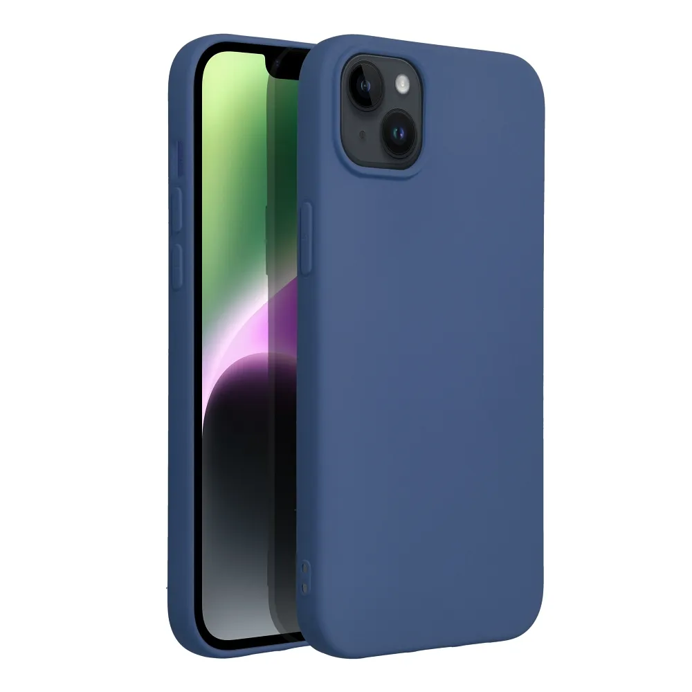 SILICONE case for IPHONE 14 Plus blue - Image 2