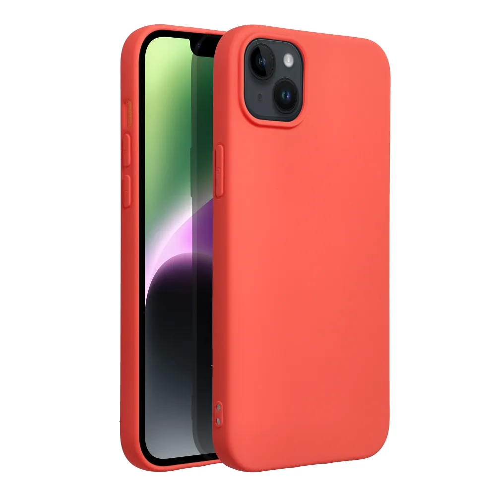 SILICONE case for IPHONE 14 Plus peach - Image 2