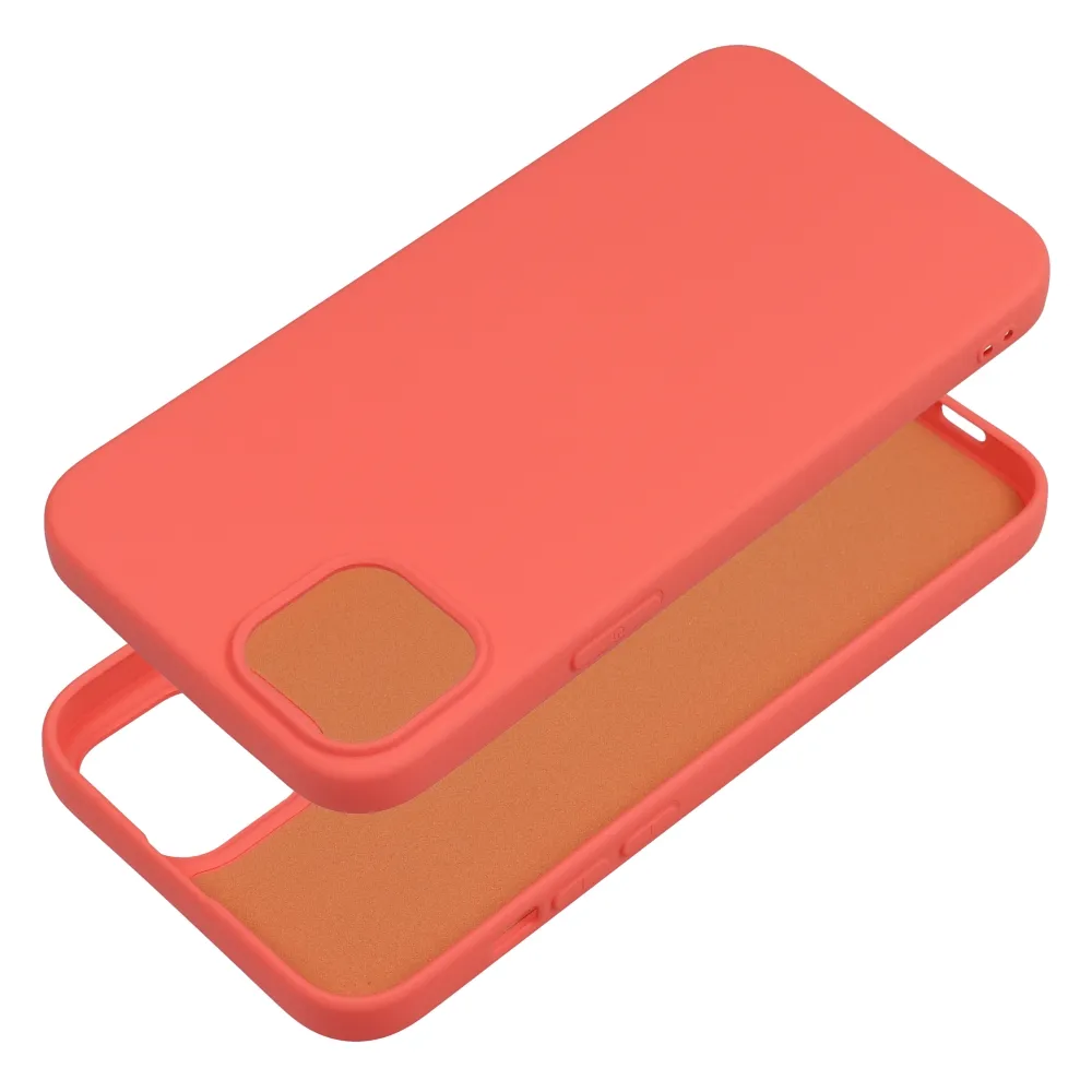 SILICONE case for IPHONE 14 Plus peach - Image 3