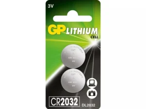 GP lithium batter CR2032 3V 2 pcs