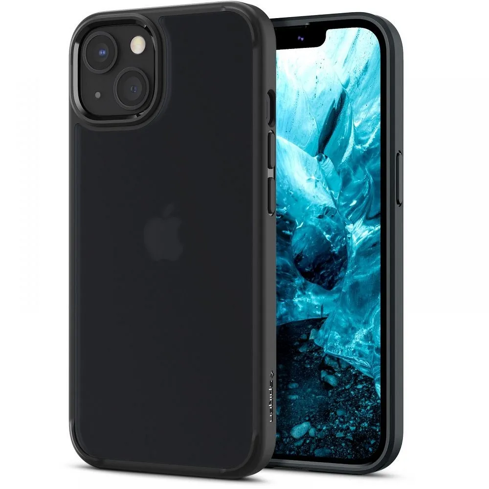 SPIGEN Ultra Hybrid case for IPHONE 13 matte frost black - Image 6