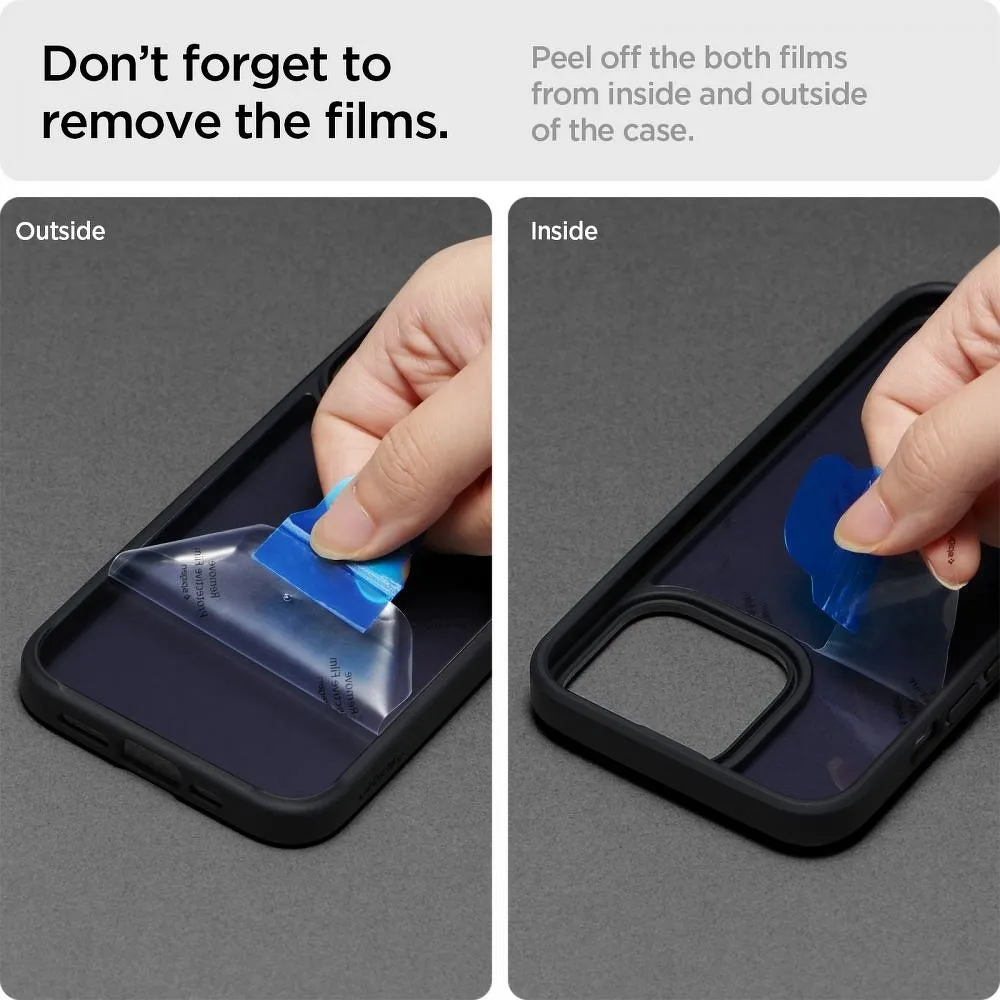 SPIGEN Ultra Hybrid case for IPHONE 13 matte frost black - Image 7