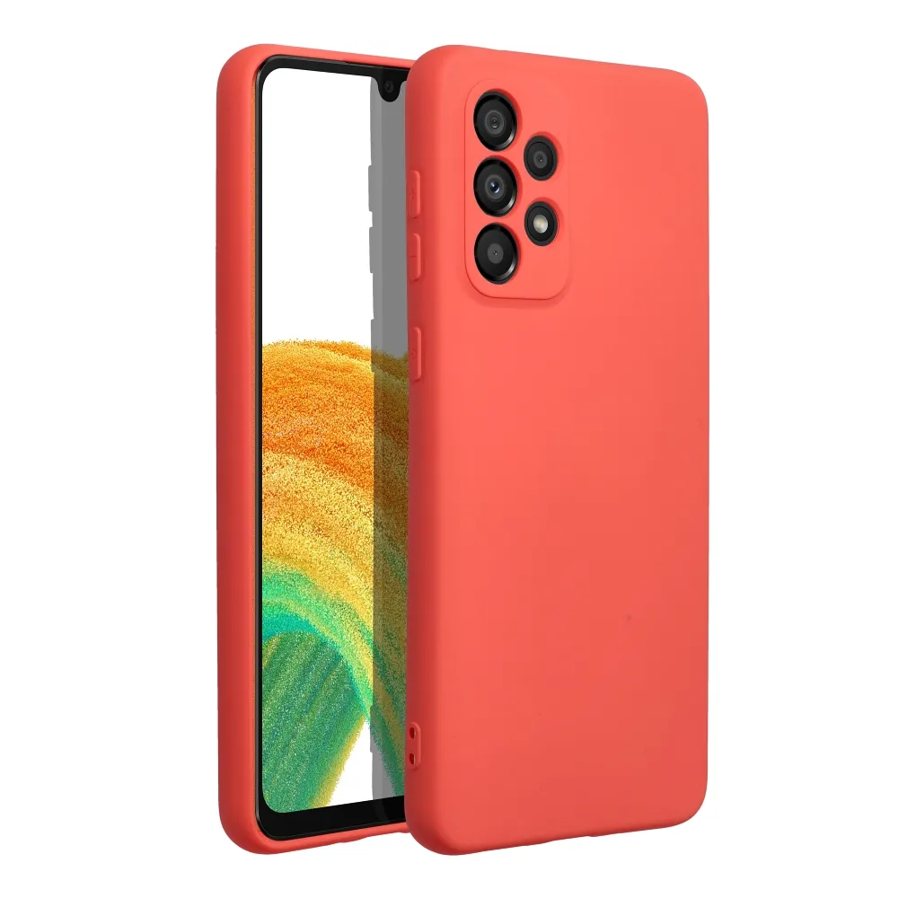 SILICONE case for SAMSUNG A33 5G peach - Image 2