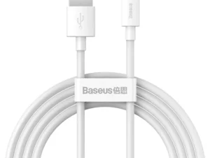 BASEUS cabel USB A to Micro USB 2,4A Wisdom TZCAMZJ-02 2 pcs 1,5 m white