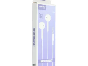 Wired earphones with micro Jack 3,5mm PA-E65 white
