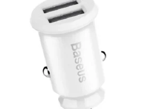BASEUS car charger 2 x USB A 3.1A CCALL-ML02 white