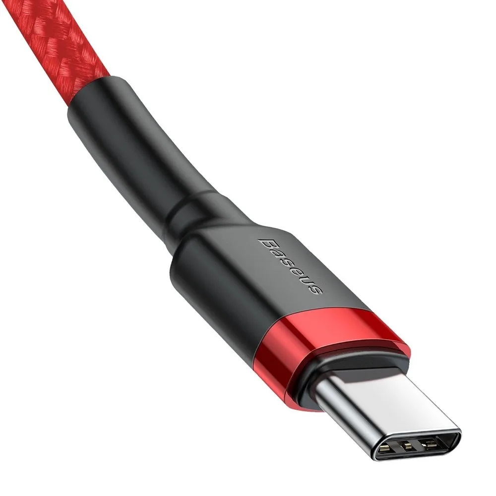 BASEUS cable Type C to Type C PD 3A 60W Cafule CATKLF-G09 1 m red - Image 6