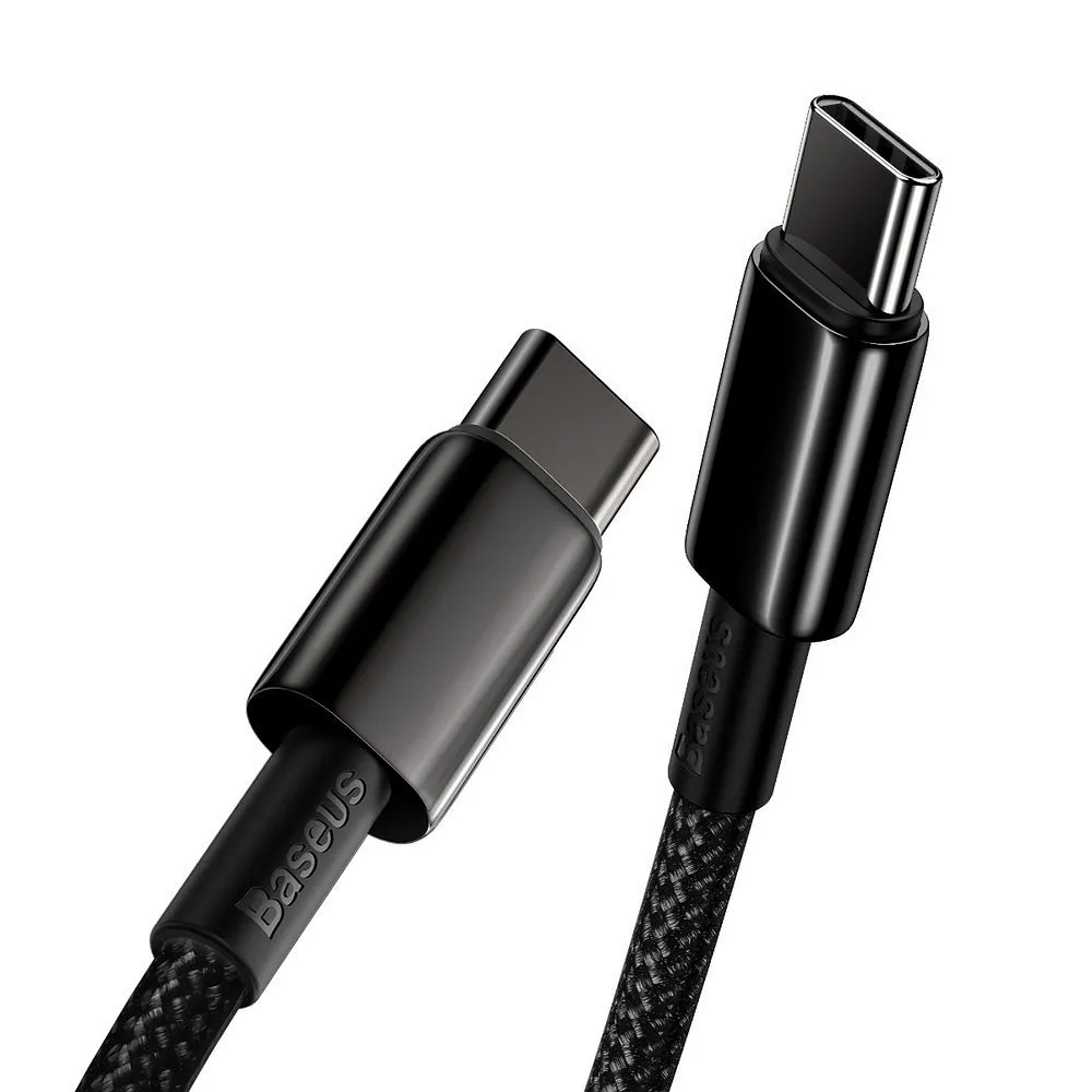 BASEUS cable Type C to Type C PD 5A 100W Tungsten CATWJ-01 1 m black - Image 6