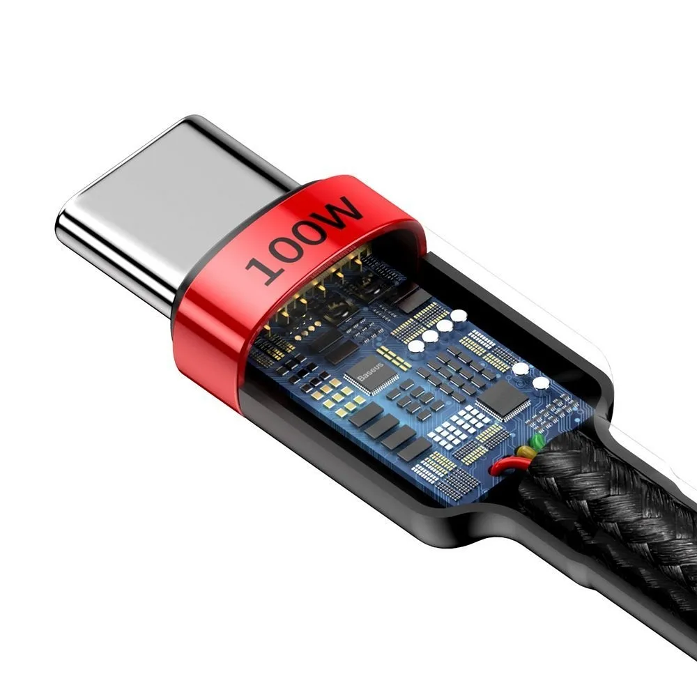 BASEUS cable Type C to Type C PD 5A 100W Tungsten CATWJ-A01 2 m red - Image 4