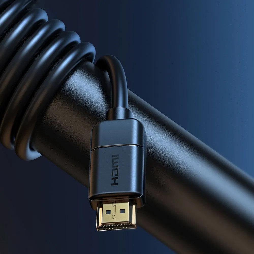 BASEUS cable HDMI to HDMI 4K 60Hz 2.0 HD CAKGQ-E01 8 m black - Image 8