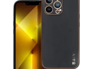 LEATHER case for IPHONE 13 Pro black