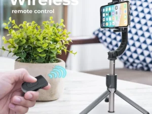 Combo selfie stick with tripod and remote control bluetooth GIMBAL STABILIZER black SSTR-L08