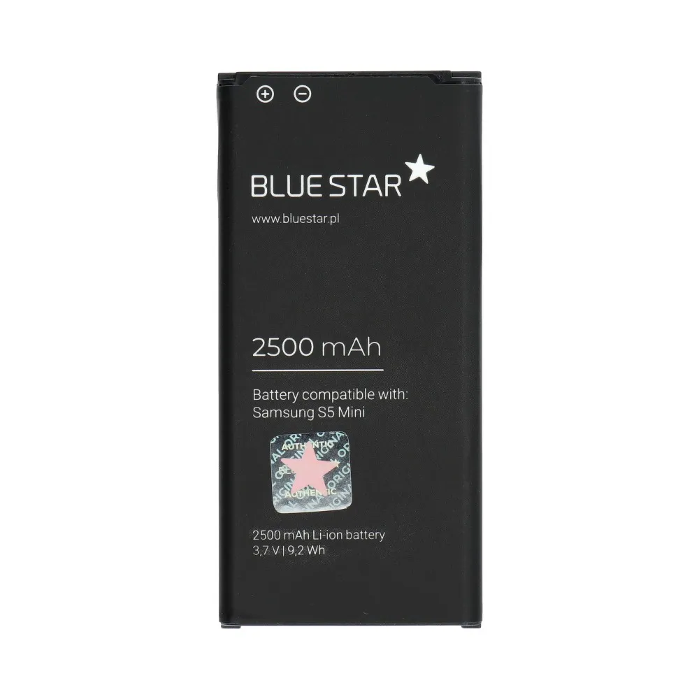BLUE STAR PREMIUM battery for SAMSUNG S5 Mini G800F 2500 mAh