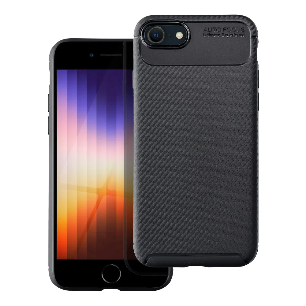 Case CARBON PREMIUM for IPHONE 7 / 8 / SE 2020 / SE 2022 black - Image 2