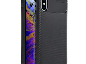 Case CARBON PREMIUM for IPHONE X / XS black