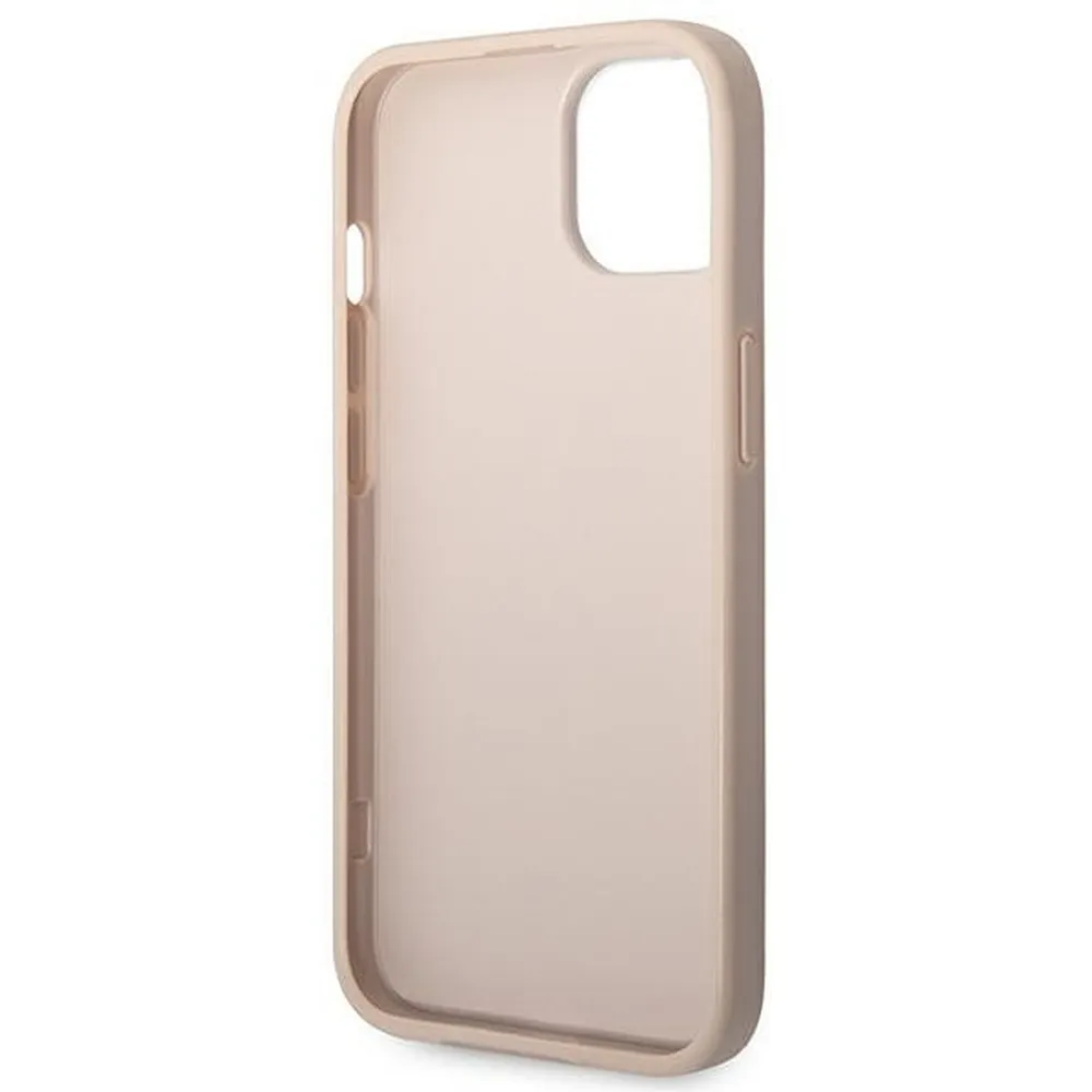 GUESS case for IPHONE 14 Plus GUHCP14MG4GFPI (4G Gold Logo) pink - Image 7