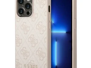 GUESS case for IPHONE 14 Pro Max GUHCP14XG4GFPI (4G Gold Logo) pink