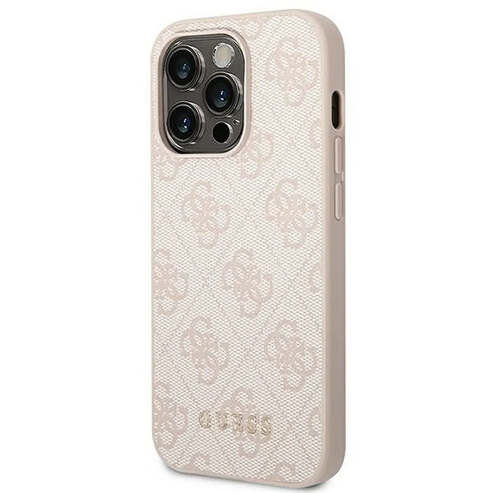GUESS case for IPHONE 14 Pro Max GUHCP14XG4GFPI (4G Gold Logo) pink - Image 2