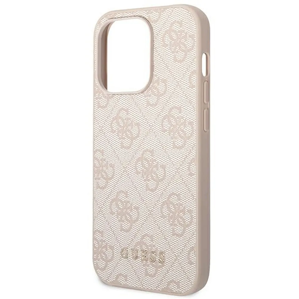GUESS case for IPHONE 14 Pro Max GUHCP14XG4GFPI (4G Gold Logo) pink - Image 6