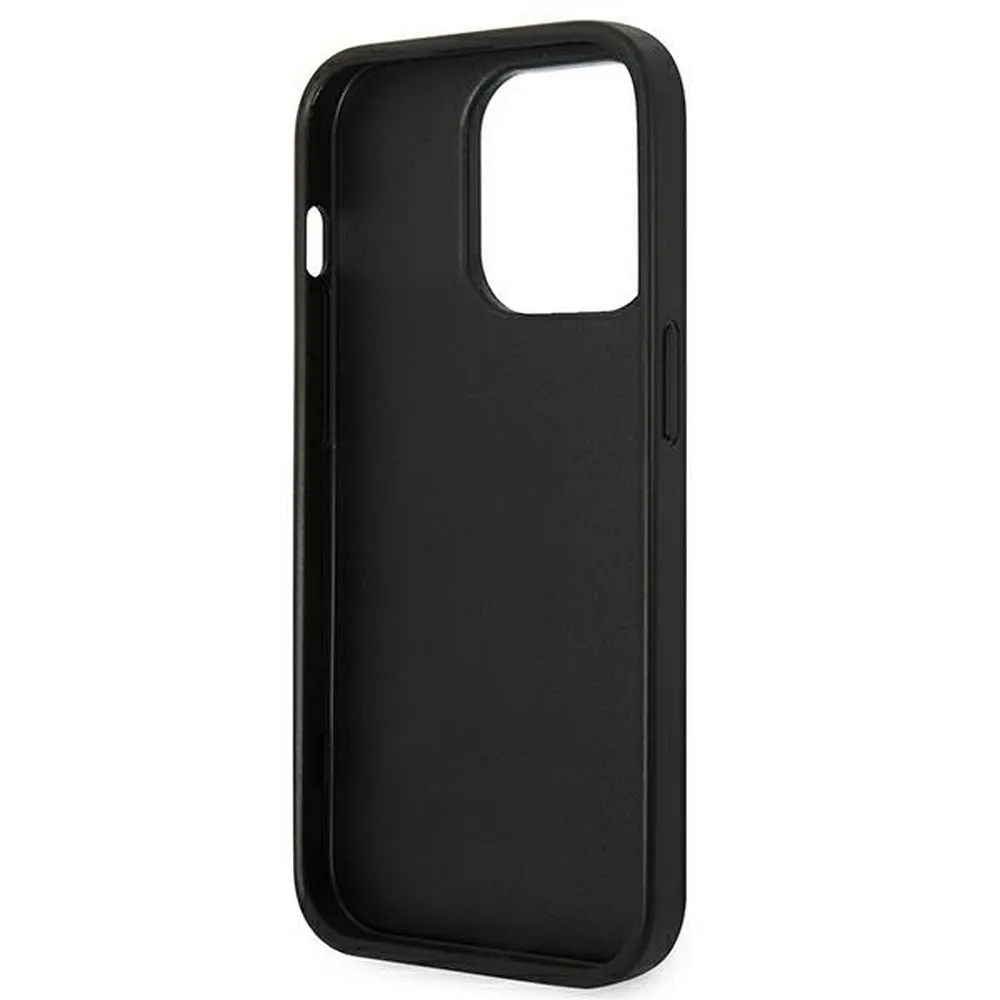 KARL LAGERFELD case for IPHONE 14 Pro KLHCP14LSAPKHG (Saffiano With Karl Head Patch) silver - Image 7