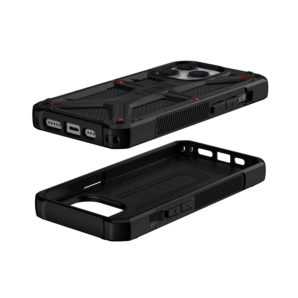 ( UAG ) Urban Armor Gear Monarch case for IPHONE 14 PRO kevlar black - Image 2